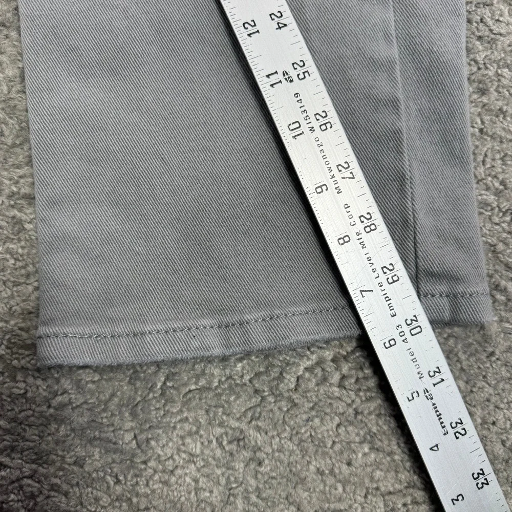 Levis 514 Mens Straight Fit Grey Denim Jeans 35x30 (actual)  00514-0941